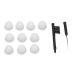 Silicone hearing amplifier dome listening amplifier cleaning brush hearing amplifier cleaning brush ventilation brush listening amplifier earplug set (L)