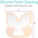 Buy Silicone Heel Bordered Foam Dressing - Waterproof Absorbent Bandages for Cracked Heels Ankle Elbow & Pressure Sores - Pack of 2 (8x8 inches) - Ideal for Large Wounds - Buy Online on GoSupps.com
