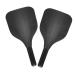 2pcs Hair Mask Hairspray Masks Hair Sprays Cover Barber Mask Haircut Mask Hair Spray Protective Haircut Mask Protector Black Plastic