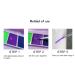Paminify 2 Packs Water Activated Eyeliner Palette - UV Glow Fluorescent Eye Liner Set, 16 Neon Colors - Graphic Makeup for Black Light Parties - Buy Online on GoSupps.com