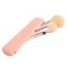Travel Makeup Brush Holder - DEERLET Silicone Makeup Brush Organizer - Makeup Brush Case with Magnetic Closure - Makeup Brush Travel Case - Portable Soft and Sleek Pink