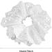 Lace Scrunchies Large White Hair Scrunchies Elastic Oversized Scrunchie Bobbles Ponytail Holders for Thick Hair for Ladies Girls(white size:4.72inch) 4.72inch white - Buy Online on GoSupps.com