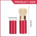 Makeup Brush Retractable Foundation Brush Multi Function Buffing Brush with Cap for Blush Highlighter Powder Foundation Loose Powder/108 - Buy Online on GoSupps.com