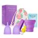 Florauspicious reusable menstrual cup get florauspicious menstrual cups for female care 2 pieces (small pink) pink/pink 1 piece (2 pack)