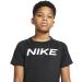 Nike Boys Pro Compression T-shirt - Youth Large - Black | Performance Fit - Buy Online on GoSupps.com