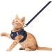 Femax Adjustable Dog Harness with Leash for Small/Medium Dogs & Cats - No Pull Reflective Vest - Breathable Mesh for Puppies (XS Chest 26-29cm) - Navy Blue - Buy Online on GoSupps.com