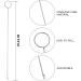 AKORD Metal Loop Turner 10.5-Inch - Silver | Easy Fabric Turning Tool - Buy Online on GoSupps.com