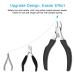 URAQT Professional Toenail Clippers for Thick Toenails & Fingernails - Stainless Steel Non-Slip Handle - Black - Buy Online on GoSupps.com