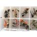 BestCity Fly Fishing Nymph Beadhead Selection 32 Trout Fishing Flies Includes Clip Closure Fly Box #341