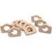 Wendysun 2pcs Cartoon Wood Teether - Natural Animal Camera Shape Baby Teething Toy - Buy Online on GoSupps.com