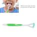 Buy Tongue Scraper Cleaner - Flexible & Safe Oral Hygiene Tool with Long Handle | Travel Case Included (Green) - Buy Online on GoSupps.com