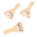 3 pieces of massage roller wood massage scooter massage roller with handle squeege