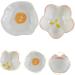 MAGICLULU 4 Pcs Ceramic Saucer Mini Small Tools Ceramics re-usable 10X10X4CMx2pcs Assorted Colorx2pcs - Buy Online on GoSupps.com
