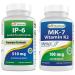 Best Naturals IP-6 510 mg & Vitamin K2 (MK7) with D3