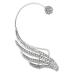 ONLYNERY Magnetic acupressure earrings for losing weight |Scratch -resistant slimming earrings with angular wing shape - easy to wear shiny non -pierced earrings for acupressure on the right