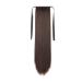 Tape extensions real hair hair extreme real hair clips hair pieces hair roll hair part clip in ponytail hair extensions hair part dark brown-55