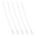 ULTECHNOVO Feeding Tube Parrot Feeding Hose Baby Bird Feeding Syringe Birds Milk Water Feeder Tool for Feeding Birds Milk 5 Pcs