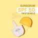 Earth Rhythm Invisible Sunscreen Serum SPF 50 | No white cast Lightweight | Vitamin E Almond Oil & Jojoba Oil | Suitable for all skin types | For men & women 50 grams Invisible SPF 50 - Buy Online on GoSupps.com