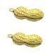 VILLCASE 2pcs Artificial Peanut Pendant Purse Keychain Wealth Keychain Charms Gold Key Adornment To Open Bead