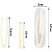 4 Pack Contact Lens Remover and Inserter Tool for Soft Lenses Portable Contact Lens Applicator with Tweezers & Storage Case for Outgoing Travelling - White & Yellow - Buy Online on GoSupps.com