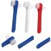Doitool Toothbrushes Set - 3 Pro Toothbrushes for Dental Care Prosthesis Cleaning & Accessories | Optimal Oral Hygiene - Buy Online on GoSupps.com