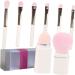 Beavorty 3 Sets Makeup Brush Set Sponge Brow Brush Facial Kit Eye Shadow Brush Eye Shadows Brush Make up Brush Makeup Brush for Girls Cosmetics Brush White Travel Tool Artificial Fiber Face - Buy Online on GoSupps.com