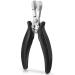 Frcolor Hair Extension Pliers for Bonding Extensions Hairpiece Hair Thickening Hair Removal (Black)