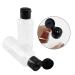 WFPLUS 30Pcs 2 oz Clear Plastic Travel Bottles with 5Pcs Funnels - BPA-free Lotion Containers for Liquids, Shampoo, Conditioner - Black Flip Cap - Buy Online on GoSupps.com
