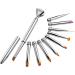10pcs 1 Set Nail Painting Brush Manicure Art Brush Nail Art Liner Nail Drawing Brush Diy Manicure Tool Nail Nail Kit Gel Nail Art Pen Kit Accessories 3d With Cover - Buy Online on GoSupps.com