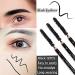 Mysense 12 PCS Black Eyebrow Pencil Set Waterproof Eyebrow Pen Long-lasting Sweat-proof Eyeliner Makeup Brow Tint Pen(Black-12PC) - Buy Online on GoSupps.com