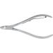 Credo Solingen Cuticle Nippers 10 cm rounded Points Matt Chrome - Buy Online on GoSupps.com