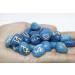 Buy Engraved Blue Onyx Rune Stones Set - Third Eye Crystals | Chakra Healing & Reiki Gift - Buy Online on GoSupps.com