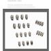 Press on Nails 3 Sets Personality Graffiti Press-on Nails Easy Removal Fake Nail Press-on Nails for Women Girls (Color : Black) (Color : Black) (Black) - Buy Online on GoSupps.com