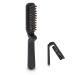 Collapshable hairbrush mini-bag travel hair brush beard-styling ridge degradation brush for men double-headed antistatic comb for smoothing disguising massaging and for more shine