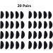 20 Pairs D-Shaped Self-Adhesive Silicone Nose Pads for Glasses & Sunglasses - Anti-Slip Cushions (19x8x1.5mm) - International Shipping Available - Buy Online on GoSupps.com
