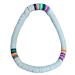 CALLARON 3 Pcs Clay Bracelet Bohemian Bracelet Hand Rope Waterproof Bracelet Soft Bracelet Couple Bracelet Stylish Bracelet Sweet Jewelry Soft Pottery Elastic Rope Miss Beaded 18X0.6cm White