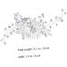 Mikinona 1 PC Piece Pearl Comb Wedding Hair Comb Bridal Hair Comb Wedding Headdress Wedding Hair Headdress - Buy Online on GoSupps.com
