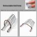 10 PCS Nail Forms Aluminum Nail Art Forms Tips Reusable Nail Extension Guide Protector Nail Accessories Manicure Tool for Acrylic UV Gel French Nail Art Salon Home Use - Buy Online on GoSupps.com
