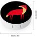 Red Cartoon Fox Contact Lens Case - Travel Portable Box with Mirror for Easy Lens Storage - Buy Online on GoSupps.com