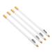 4 pi ces Set de Crayons Blancs tanches pour Barbe et Sourcils Crayon Int gr Crayons de Coiffure Pr cis pour Hommes Contour Cheveux et Maquillage R sistant Eau