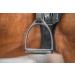 Equinate Stirrups Midway 10cm Black Matt - Anti-Slip Rubber Tread for Adults & Children - Set of 2 - International Shipping Available - Buy Online on GoSupps.com
