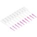 Interdental Toothbrush 200 Pack - Disposable Soft Silicone Dental Floss Picks for Oral Care - Purple - Buy Online on GoSupps.com