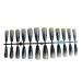 dijiusidy 24 Pieces Nails T Shape Extra Long Full Wrap False Nail Tips Women Decor Fingernail Supply Manicure Accessory gradient black05