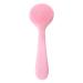 Skin-friendly Facial Cleansing Brush Gentle Exfoliating Blackhead Removing Handheld Facial Cleansing Brush Skin Cleaning Tools for Girl - Pink Blue pink