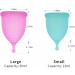 Sheliamug Menstrual Cup - Medical Grade Silicone Period Cup for Women - Reusable & Washable Feminine Hygiene - Large Pink - Eco-Friendly Solution - Buy Online on GoSupps.com