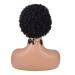 Short Afro Kinky Curly Human Hair Wig for Black Women - Pixie Cut, Natural Black Color - 100% Brazilian Virgin Hair - Buy Online on GoSupps.com