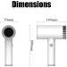 USB Rechargeable Wireless Hair Dryer Portable Cordless Hair Dryer w/Hot & Cold Air Mini Handheld Travel Blow Dryer Use Anytime Anywhere - Buy Online on GoSupps.com