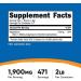 Nutricost Magnesium Chloride Powder 2 LBS - Gluten Free, Non-GMO, Vegetarian Friendly - Buy Online on GoSupps.com