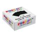 4 inch Black Glass Fusible Squares 90COE - 4 Pack