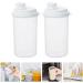 Cabilock Clear Water Bottles 2pcs Cold Brew Cup Water Jug Fridge Kettle Plastic Water Bottles Plastic Bottles Server with Cover - Buy Online on GoSupps.com